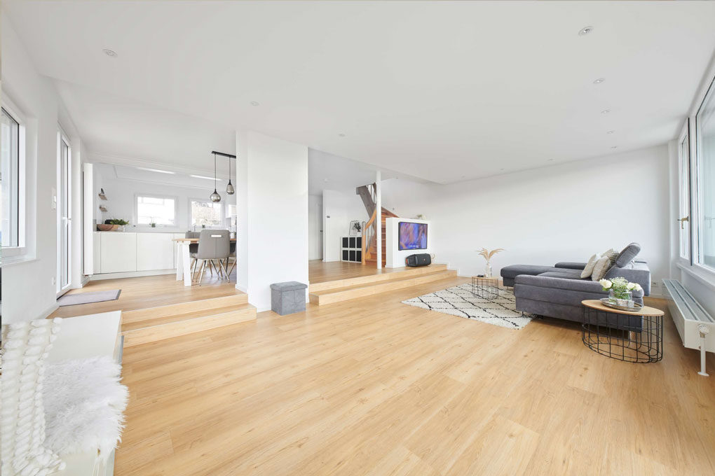 Wohn und Essbereich saniert - SEKO Bau